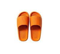 LRFVADW Slippers Women Platform Bathroom Home Slippers Women Soft Sole Indoor Slides Sandals Summer Non-slip Flip Flops(Orange,6.5 UK)