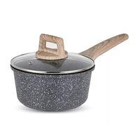 LRFVADW Stock Pot Mini Small Milk Pot Auxiliary Food Cooking Instant Noodle Non-Stick Hot Heightened and Deepened