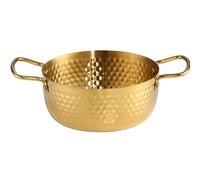 LRFVADW Stock Pot Ramen Pot Hammer Pattern Binaural Instant Noodle Household Soup Cooking Creative Auxiliary Food