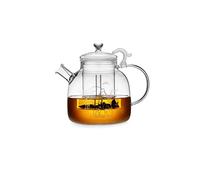 LRFVADW Tea Pot Glass Teapot Stovetop Safe,67oz Clear Teapots with Removable Filter Spout, for Loose Leaf and Blooming Tea