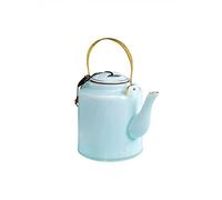 LRFVADW Tea Pot Sky Blue Large Porcelain Teapot, 35 Ounce Tea Pot with Infuser, Loose Leaf and Blooming