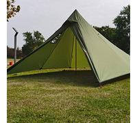 LRFVADW Tent Outdoor Camping Teepee Tent Large Backpacking Hiking Tents(Army Green)