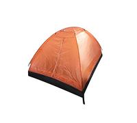 LRFVADW Tent Summer Tent， 2 Persons Tourist Single Layer Windproof Waterproof PU1000mm Camping With Bag Tente(Orange)