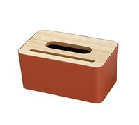 LRFVADW Tissue Box Tissue Box Wooden Cover Toilet Paper Solid Wood Napkin Holder Dispenser Home Organizer(Pink)