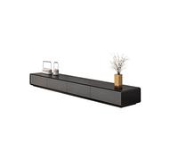 LRFVADW Tv Stand Cabinet Wood Black TV Stand, Rectangular Grey Media Console With 4 Drawers For
