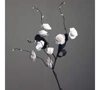 LRFVADW Vase Europe Simple Ceramic Vases Blue Black Gray Tabletop Small Flower Pot Grind Glaze Arts And Crafts Home Decoration(White)