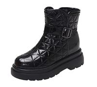 LRFVADW Womens Boots Snow Boots Women's Winter Shoes Luxury Designer Plus Velvet Warm Ankle Ladies Comfortable Platform(B,3.5 UK)