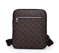 LRFVADW Womens Work Bag Printed Shoulder Bag Women's Briefcase Messenger Foreign Trade Handbag(Dark Brown)