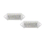 LRFZSYCH Bright plate light Compatible With Mitsubishi For Lancer 2003-2017 For Lancer For Evolution X 2007-2016 License Plate Lights Number Plate Lamp 8341A099 MB596500