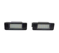 LRFZSYCK Car Registration Light Compatible With C&itroen C2 C3 C4 C5 C6 C8 DS3 Car License Plate Light License Number Lamp Automobile Accessories