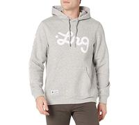 LRG Men's Lifted Research Group Logo Hooded Sweatshirt, Heather Grey, L