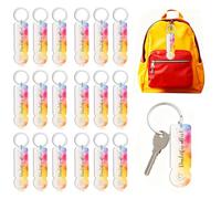 lrgnixs 20Pcs Thank You Keyring Gift,Acrylic Shopping Cart Token Keychains Thank You Keychain for for Colleagues Family Teachers,Thank You Gift for Weddings Graduations Baptisms Birthdays Christmas