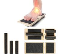 lrgnixs Ankle Balance Board,Wooden Ankle Strengthener Set,Single Foot Balance Trainer,Ankle Balancing Board Foot Strengthener Exerciser,Posture Corrector for Sprained Stability Balance Training