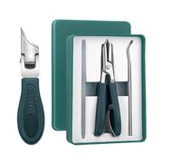 lrgnixs Eagle Beak Nail Clippers,Anti-Splash Slanted Nail Clippers for Thick Nails with Ear Pick Nail File,3 Pcs Nail Clippers Set for Men Women,Nail Cutter for Nails Ingrown Care