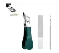 lrgnixsEagle Beak Nail Clippers,Anti-Splash Slanted Nail Clippers for Thick Nails,3 Pcs Nail Clippers Set for Men Women,Ingrown Toenail Clippers Nail Cutter for Nails Care