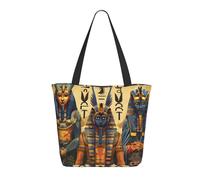 LRHCNZDCP Ancient Egypt Tribe Series Printed Shopping Bag Tote Bag Large Shoulder Bag Lightweight Handbag Women Laptop Bags for Work Travel Shopping