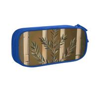 LRHCNZDCP Antique Building with Roman Olive Branch and Greek Printed Pencil Case Pouch Cute Pencil Pen Case Pencil Box Pen Bag for School Office, Blue