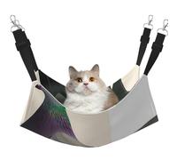 LRHCNZDCP cartoon pigeon Print Cat Hammock Bed, Soft Double-Layered Hanging Pet Bed for Small Pet, L