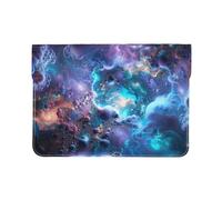 LRHCNZDCP Colorful Graphics Universe Space Printed Laptop Sleeve 13-Inch Leather Laptop Case Computer Bag Cover for Travel, Work, Business