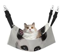 LRHCNZDCP Cute Panda 1 Print Cat Hammock Bed, Soft Double-Layered Hanging Pet Bed for Small Pet, L
