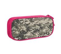 LRHCNZDCP Cute Pencil Case Pouch, Army Digital Camouflage Printed Pencil Pen Case Pencil Box Makeup Bag for Trave School Office, Pink