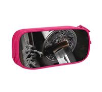 LRHCNZDCP Cute Pencil Case Pouch, Japan Samurai Sword Printed Pencil Pen Case Pencil Box Makeup Bag for Trave School Office, Pink