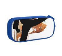 LRHCNZDCP Cute Pencil Case Pouch, Karate-highkick-icon Printed Pencil Pen Case Pencil Box Makeup Bag for Trave School Office, Blue