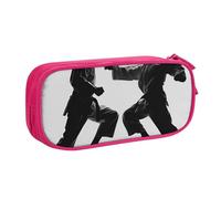 LRHCNZDCP Cute Pencil Case Pouch, Taekwondo Martial Printed Pencil Pen Case Pencil Box Makeup Bag for Trave School Office, Pink