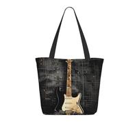 LRHCNZDCP electric guitar Printed Shopping Bag Tote Bag Large Shoulder Bag Lightweight Handbag Women Laptop Bags for Work Travel Shopping