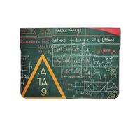 LRHCNZDCP Formulas Shapes Theory Math Lesson Word Printed Laptop Sleeve 13-Inch Leather Laptop Case Computer Bag Cover for Travel, Work, Business