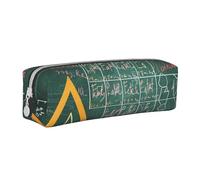 LRHCNZDCP Formulas Shapes Theory Math Lesson Word Printed Leather Pencil Case - Cute Zipper Pencil Pouch Pencil Box for School & Office