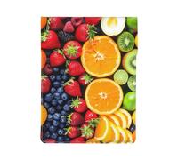 LRHCNZDCP Fruit Rainbow Printed Laptop Case 13-Inch Leather Laptop Sleeve Computer Bag Cover for Travel, Work, Business