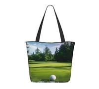 LRHCNZDCP Golf Course Lawn Printed Shopping Bag Tote Bag Large Shoulder Bag Lightweight Handbag Women Laptop Bags for Work Travel Shopping