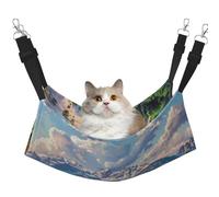 LRHCNZDCP grand teton national park Print Cat Hammock Bed, Soft Double-Layered Hanging Pet Bed for Small Pet, L