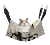 LRHCNZDCP I Love Soccer Print Cat Hammock Bed, Soft Double-Layered Hanging Pet Bed for Small Pet, M