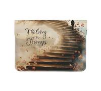 LRHCNZDCP Inspirational Quotes Printed Laptop Sleeve 13-Inch Leather Laptop Case Computer Bag Cover for Travel, Work, Business