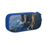 LRHCNZDCP Ireland Outdoors County Clare The Cliffs Printed Pencil Case Pouch Cute Pencil Pen Case Pencil Box Pen Bag for School Office, Blue