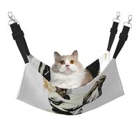 LRHCNZDCP Karate art Print Cat Hammock Bed, Soft Double-Layered Hanging Pet Bed for Small Pet, L