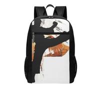 LRHCNZDCP karate-highkick-icon Printed Laptop Backpack 17-inch for Teens/Girls/Boys/Women/Men Gifts Lightweight Laptop Bags for Office Travel School