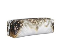 LRHCNZDCP Magic Book Printed Leather Pencil Case - Cute Zipper Pencil Pouch Pencil Box for School & Office