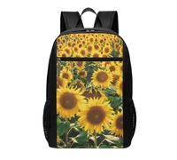 LRHCNZDCP Many beautiful sunflowers Printed Laptop Backpack 17-inch for Teens/Girls/Boys/Women/Men Gifts Lightweight Laptop Bags for Office Travel School