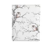 LRHCNZDCP Owl Tree Branches Printed Laptop Case 13-Inch Leather Laptop Sleeve Computer Bag Cover for Travel, Work, Business