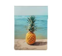 LRHCNZDCP Pineapple by The Sea Printed Laptop Case 13-Inch Leather Laptop Sleeve Computer Bag Cover for Travel, Work, Business