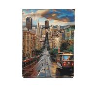 LRHCNZDCP san francisco Printed Laptop Case 13-Inch Leather Laptop Sleeve Computer Bag Cover for Travel, Work, Business