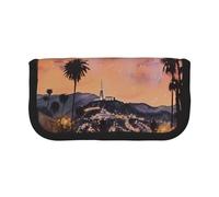 LRHCNZDCP The Old Hollywood Printed Pen Pencil Case Canvas Makeup Bag Gadget Pen Bag Pencil Box with Zipper
