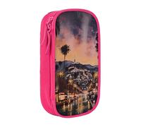 LRHCNZDCP The Old Hollywood Printed Pencil Case Pouch Pink, Cute Pencil Pen Case Pencil Box Pen Bag for School Office