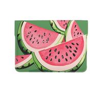 LRHCNZDCP Watermelon fresh fruit Printed Laptop Sleeve 13-Inch Leather Laptop Case Computer Bag Cover for Travel, Work, Business