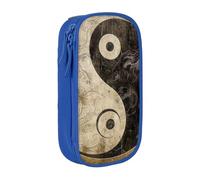 LRHCNZDCP Yin_Yang_Symbol Printed Pencil Case Pouch Blue, Cute Pencil Pen Case Pencil Box Pen Bag for School Office