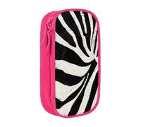 LRHCNZDCP Zebra Animal Printed Pencil Case Pouch Pink, Cute Pencil Pen Case Pencil Box Pen Bag for School Office