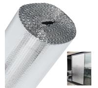 LRHELPBNR Aluminium Foil Bubble Insulation Sheet, Reflective Window Insulation, Radiant Barrier Roll for RV Windows Weatherproofing (10MM)
